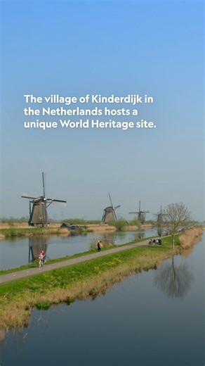 National Geographic History on Instagram: "The windmills of Kinderdijk are truly one of a kind. The engineering ingenuity of Dutch farmers over the centuries has allowed local agriculture and settlements to thrive in areas that would otherwise be flooded. #EuropeFromAbove is now streaming on @DisneyPlus."