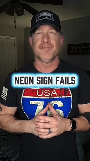 NEON SIGN FAILS. #funny #comedy #humor #fail | Matt Eubanks