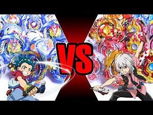 ALL VALKYRIES vs ALL SPRIGGANS - VALT vs SHU | Beyblade Burst Super King ベイブレードバーストスーパーキング