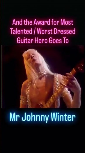 MR JOHNNY WINTER. #johnnywinter #guitarsolo #dresstoimpress #brunoduprat #live #perfomance #johnny