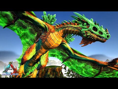 Defeat the pterosaur queen "Crystal Wyvern Queen" who rules the sky! ARK Survival Evolved [Slow c...