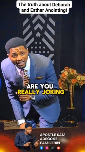 2.2K views · 179 reactions | The truth about the Deborah and Esther Anointing! | Apostle Pamilerin Adegoke Sam | Facebook