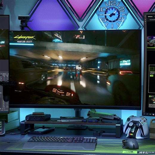 8.3K views · 247 reactions | With AI tools like DLSS, RTX Remix, NVIDIA Broadcast, and NVIDIA ACE, we're helping you create & play the next evolution of gaming. ️ Learn more about #AIonRTX  https://nvda.ws/3TwNQ4c | NVIDIA Studio | Facebook