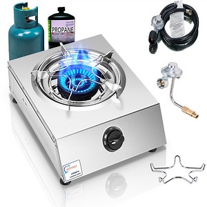 Horynar Propane Stove 12000 BTU Dual Fuel Stove Auto Ignition Propane Burner