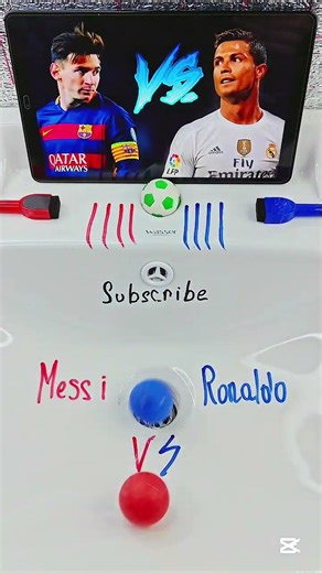 Messi ❤️ vs Ronaldo 💙 #drain #duel #arena