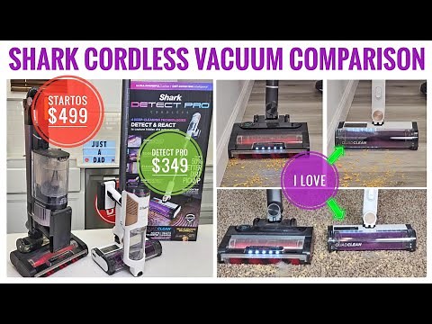 NEW! Shark Detect Pro vs Shark Stratos Cordless Vacuum Comparison -- Best Shark Vacuum?