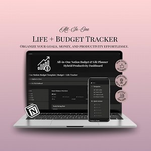 Notion Budget & Life Planner | All-in-one Finance Tracker (digital Download) - Etsy