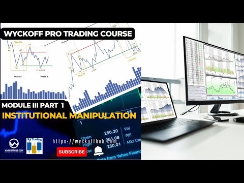 WYCKOFF PRO TRADING COURSE | Module III part 1 Institutional Manipulation