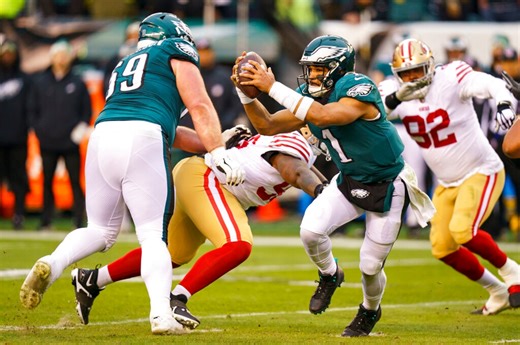 Where to watch 49ers vs. Eagles free stream today