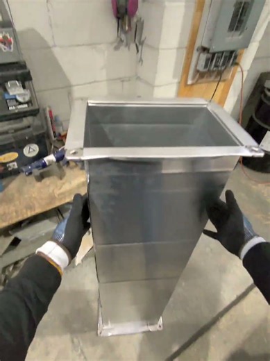 Step into the workshop and watch the satisfying process of custom sheet metal fabrication! 🛠️