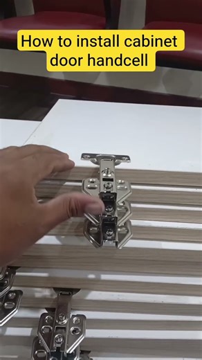 How to install cabinet door handcell