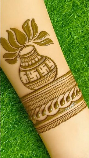 Stunning Kalash Bridal Mehndi Design | Latest Full Hand Dulhan Mehndi 2025 🌿