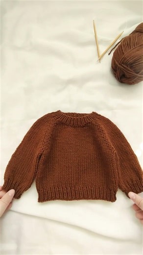 Poppy Baby Pullover Knitting Pattern
