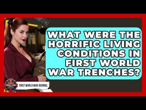 What Were The Horrific Living Conditions In First World War Trenches? - First World War Journal