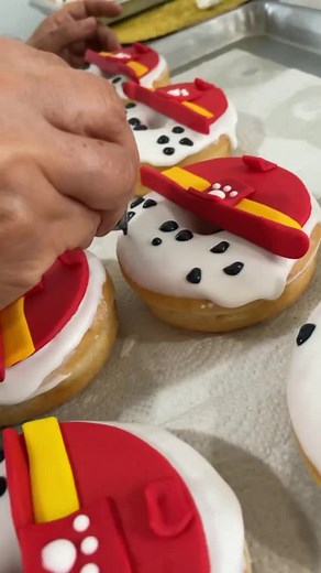 Delicious Paw Patrol Donuts for a Birthday Party!