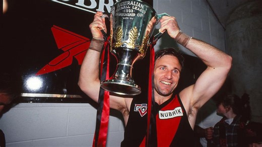 Essendon in dog fight after announcing review of famous Bombers logo