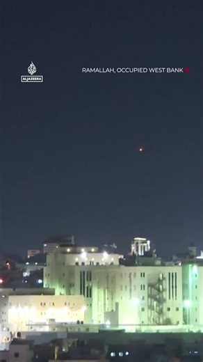Videos show missiles launched from Iran into Israel | AJ #shorts