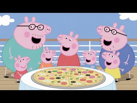 🚢🍕 Peppa Pig Goes on a Cruise Ship Holiday | Full Episodes | Pizza Party at Sea | Mini Movie