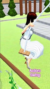 Rina sedang menikmati ayunan di taman🥰#sakura #sakuraschoolsimulator #shortsfeed #ytstudio