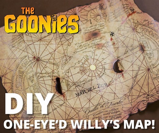 The Goonies: One-Eye'd Willy's Map Replica