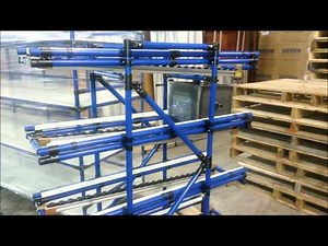 How modular material handling gravity flowrack work | Flexpipe