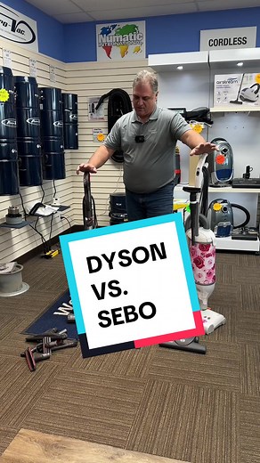 ‼️ Dyson Vs. SEBO‼️ When it comes to cleaning, don’t settle! Make it a breeze with SEBO upright vacuums! #SEBO #Dyson #Vacuum #Upright #Cleaning #HouseCleaning #CleanHome #CleanTok