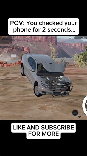 You Checked Your Phone for 2 Seconds… (POV Crash)