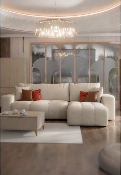 Wohnzimmer mit modernem Twist ❤️ Der moderne Charakter der Wohnzimmergestaltung entsteht vor allem durch sorgfältig auf den Innenraum abgestimmte Möbel. Selbst minimalistische Formen mit modischen Farben oder schicken Einsätzen können einen scheinbar langweiligen Raum in einen Ort verwandeln, der mit erstklassigem Design beeindruckt. #modernlivingroom #interiordesign #interiorinspiration #mirjan24