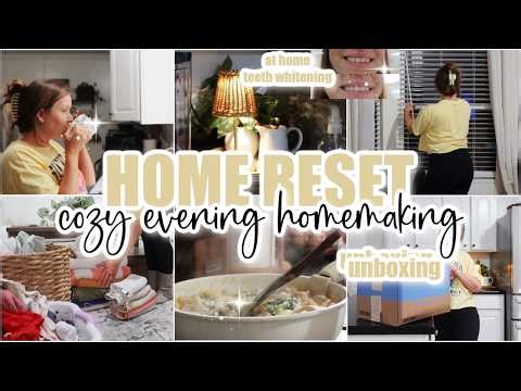 ✨🧺 2026 COZY EVENING CLEAN WITH ME • Realistic Homemaking Reset & Cleaning Motivation