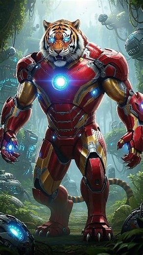 🤯Top Marvel Vs Animal Hybrids#avengers #animals #hybrid #win #animalfusion #marveledit