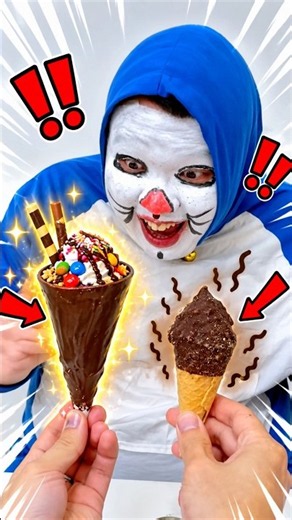 How to make the best CHOCOLATE ICECREAM for your friend?😅 友達のために最高のチョコレートアイスクリームを作る方法とは？😅
