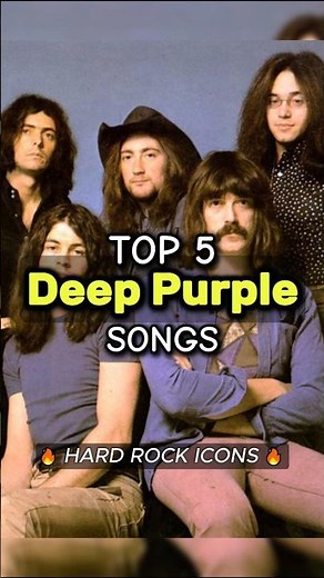 TOP 5 Deep Purple Songs 🎧🤘