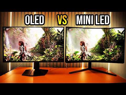 Mini LED vs. OLED 🖥️ | Which Technology is Best for Gaming Monitors? | Comparison with Examples