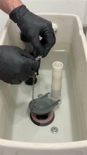 Toilet Won’t Stop Running — Part 4: Adjust the Chain