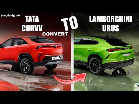 Tata Curvv to Lamborghini Urus Convert - Tata Curvv | Modified | RN Designs