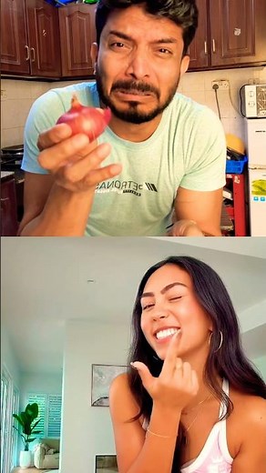 POV: WHEN YOU CUT ONION AND YOU CRY ‪@CadelandMia‬ #funny #collab #shorts