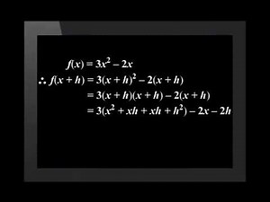 How to get Derivatives using First Principles: Calculus