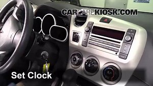 How to Set the Clock / Change Time on a 2009 Pontiac Vibe 2.4L 4 Cyl.