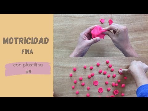 Fine motor development with plasticine #5.