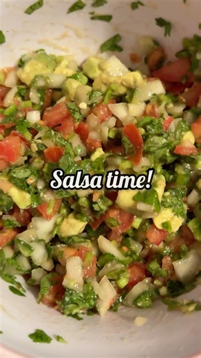 Simple salsa that’s delicious every time! #snacks