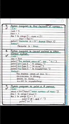 basic python programs codes that everyone should know #programming #python