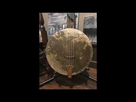 Banjo Build #1 - Birch/Oak, fretless tackhead banjo.