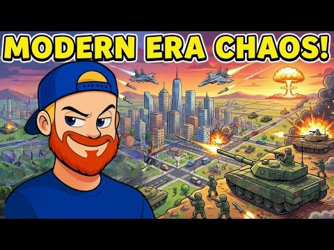 I Gave Worldbox Modern Tech and this happened