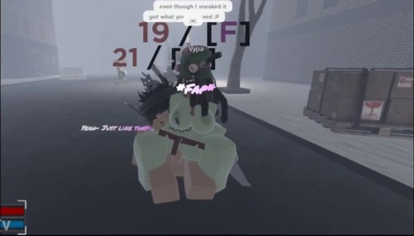 Шлюха-зомби из Roblox трахает меня до потери сознания