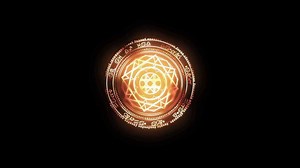 Animated Sci-Fi Magic Circle Portal Element