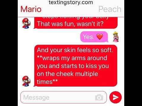 Mario Texting Romance Story: Part 1