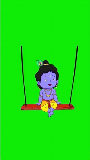 Mobile green screen for Janmashtami video #chromakey |Krishna Green Screen |bal krishna green screen