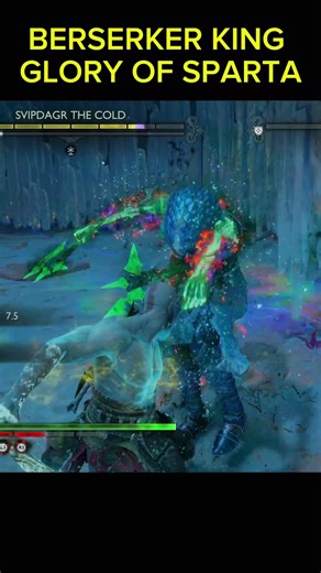BERSERKER KING GLORY OF SPARTA in God of War Ragnarok #godofwar #godofwarragnarok #sparta