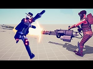 ULTIMATE DODGE MASTER VS MINIGUN - Totally Accurate Battle Simulator TABS