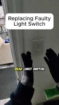 REPLACING FAULTY LIGHT SWITCH 💡 #brokenfix #smartphone #repair #fix